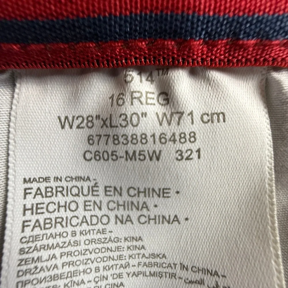 Levis 514 Straight Fit Jeans Kids Size 16 Regular Light Wash Denim 28x30